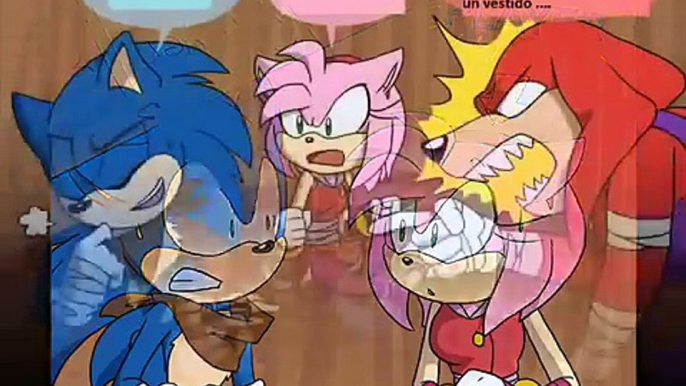 mini comic sonamy sonic boom kiss (español)