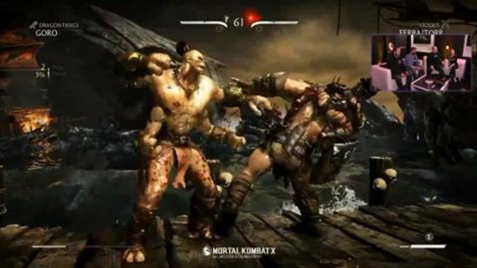 Mortal Kombat X - Goro vs Ferra_Torr Gameplay