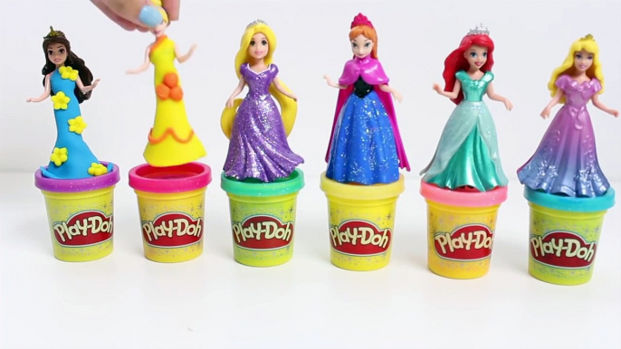 Disney Princess MagiClip Collection Play-Doh Magic Clip Dolls 플레이도우 겨울왕국 엘사 안나 공주 인형 장난감