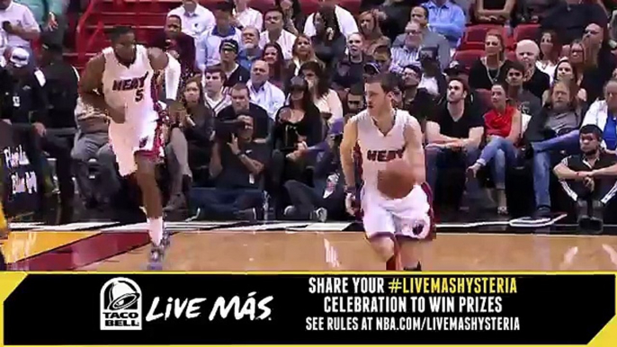 Taco Bell #LiveMasHYSTERIA; Dragic to Wade Alley-Oop!