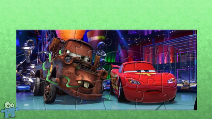 Пазлы для детей Тачки 2 Молния Маквин Puzzle Cars 2 Lightning Mcqueen, Mater