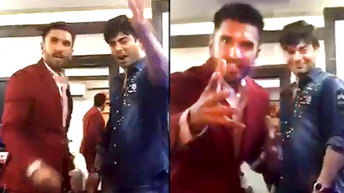 Ranveer Singh's  DUBSMASH Of 'Bajirao Mastani' With Fawad Khan