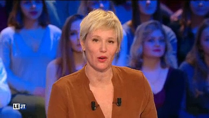 Fou rire hier soir de Maïtena Biraben dans "Le grand journal" - Regardez