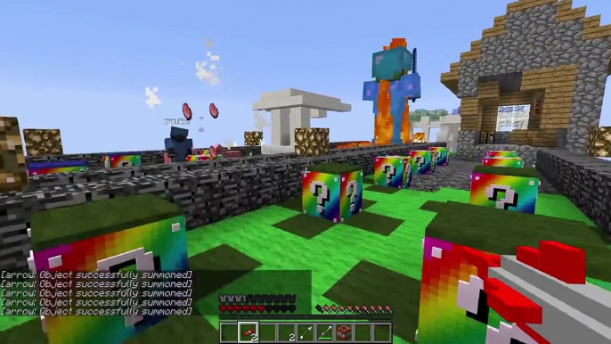 Minecraft: EL JEFE GUARDIÁN!! c/ sTaXx RAINBOW Lucky Blocks Epic Race