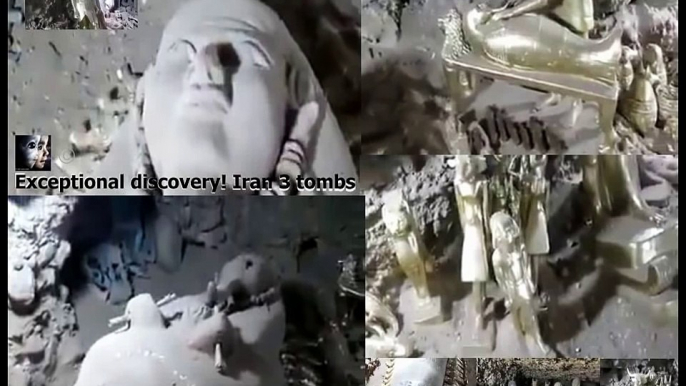 Exceptional discovery! Iran 3 tombs sarcophagus 1