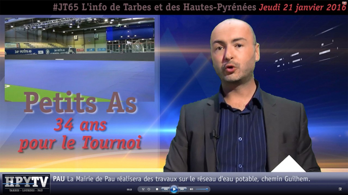 [JT65] L'info de Tarbes et des Hautes-Pyrénées (21 janvier 2016)