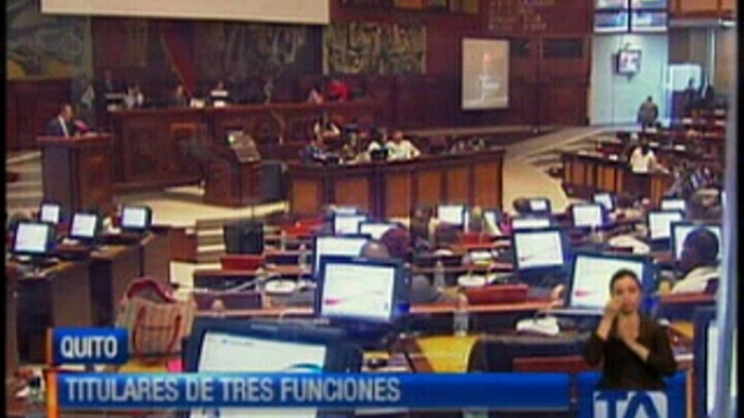 Titulares de tres funciones rindieron cuentas a la Asamblea Nacional