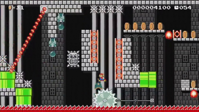 Super Mario Maker - Viewer Levels - Name: "AUTOMATIC MARIO KART! (For Pyro)" - ID: 9266-0000-00E7-3264