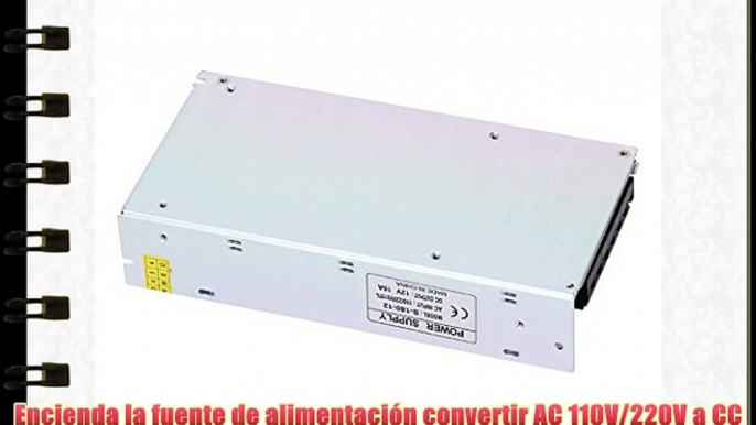 GHB 12V 15A 180W Transformador de Potencia Transformador de Voltaje Fuente de Alimentaci?n