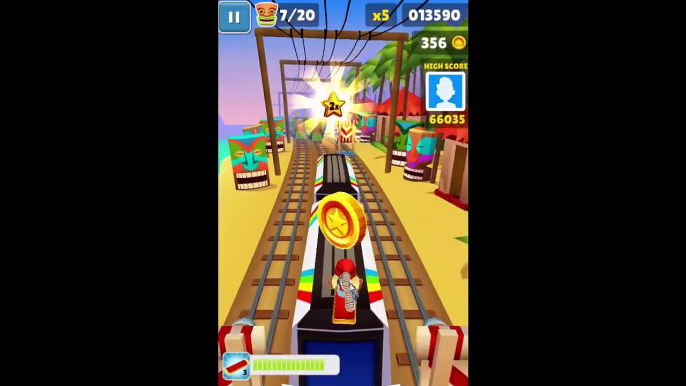 Subway Surfers: Hawaii - Samsung Galaxy S6 Edge Gameplay