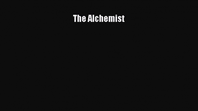 (PDF Download) The Alchemist PDF