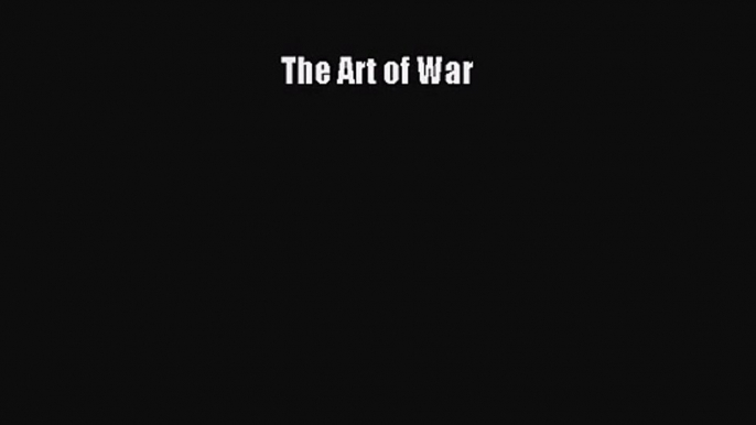 (PDF Download) The Art of War PDF