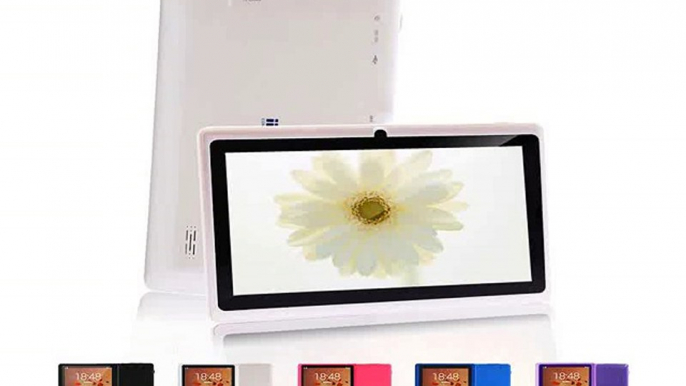 iRULU eXpro X1s 7 Android 4.4 Tablet PC Quad Core 16GB ROM Allwinner A33 1.5GHz Dual Camera Support Google Paly white-in Tablet PCs from Computer