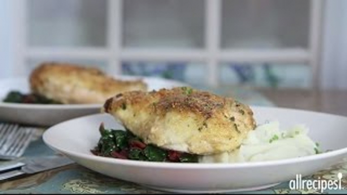 Chicken Recipes - How to Make Oven Fried Parmesan Chicken