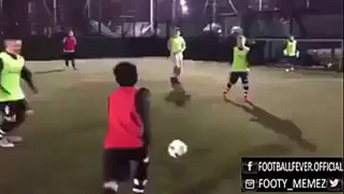 How to end a kid's dream of becoming a footballer...