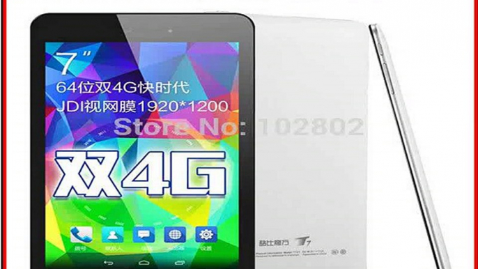 Cube T7 4G FDD LTE MT8752 Octa Core 64Bit Tablet PC 1920x1200 JDI Retina Screen 2GB/16GB GPS Android 4.4 4G LTE Phone Call-in Tablet PCs from Computer