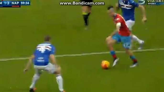 Marek Hamsik  Goal 1-3   Sampdoria vs Napoli 23.01.2016 HD