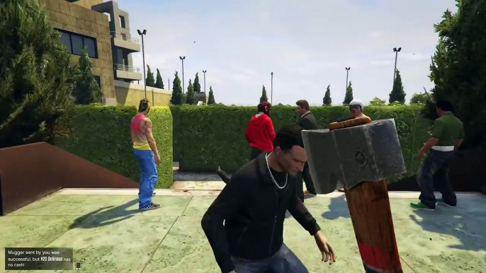 GTA 5 Online: Murder Maze - First Person Edition! (GTA 5 Next Gen Funny Moments)