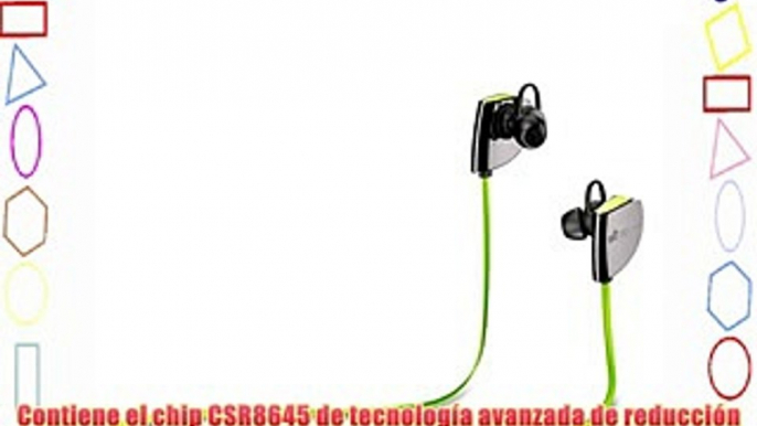 EC Technology Auriculares Bluetooth 4.1 Micr?fono Incorporado para Deportivos Anti-Sudor Tecnolog?a