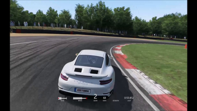 Porsche 911 Turbo S (991), Brands Hatch Indy, Assetto Corsa, i5 4690 R7 370