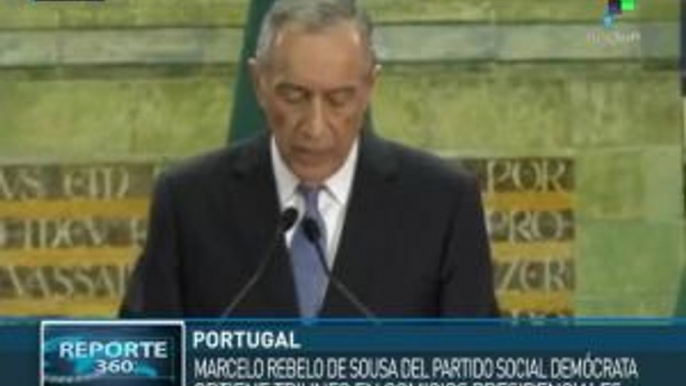 Portugal: Rebelo de Sousa obtiene mayoría en comicios presidenciales