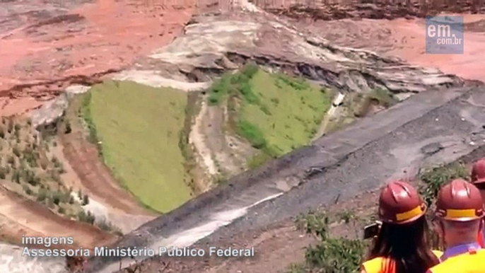 Veja imagens do deslocamento de lama de barragem da Samarco em Mariana