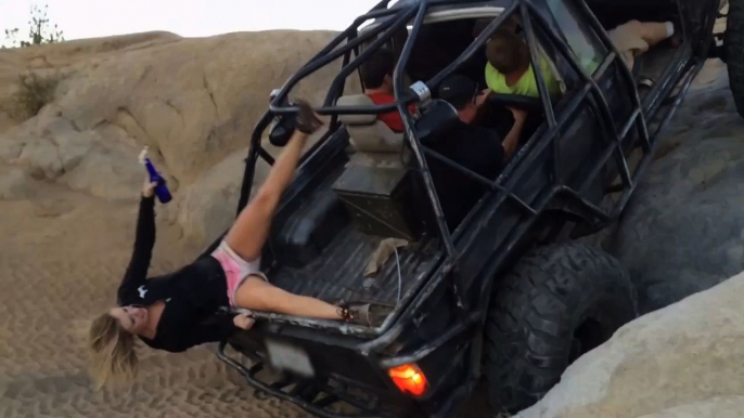 Girl Gets Thrown Off, Off Roading Vehicle