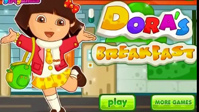 Dora the Explorer is preparing to go to school dress up Called Dora La Exploradora en Espagnol vC