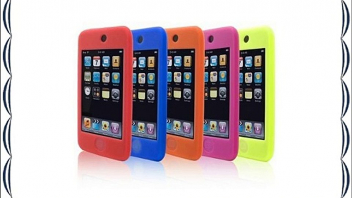 Dismaq qCase - Juego de 5 carcasas de silicona para iPod Touch 2G y 3G diferentes colores