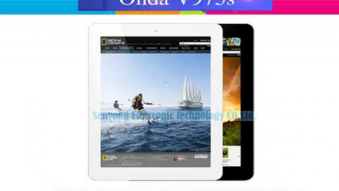 Original Onda V975S Octa Core Tablet PC 9.7 IPS 1024*768 Allwinner A83T Android 4.4 1GB/16GB WiFi Bluetooth 4.0 Dual Camera -in Tablet PCs from Computer