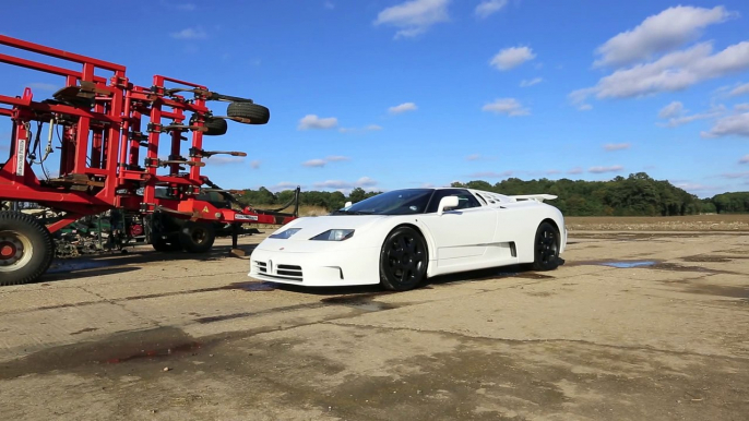 Bugatti EB110 SS Burnout