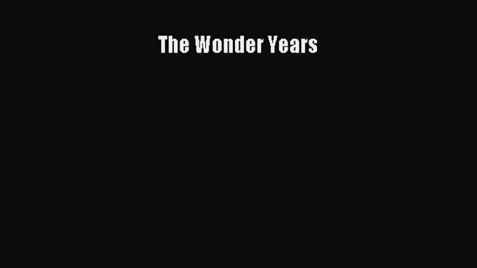 The Wonder Years  PDF Download