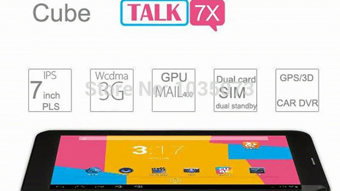 Cube U51GT talk 7x quad core Tablet PC 7 inch Phone Call MTK8382 1GB RAM 8GB WCDMA GPS Bluetooth FM 1Pcs With Free shipping-in Tablet PCs from Computer