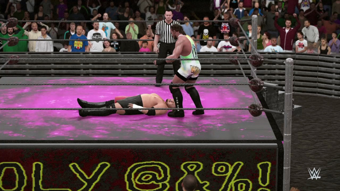 WWE 2K16 rvd rob van dam v samoa joe