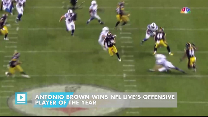 Antonio Brown wins NFL Live’s offensive player of the year