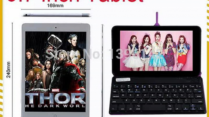 Free wireless keyboard 3G Tablet PC Quad Core MTK8382 9.7 inch IPS Screen 1280*800 GPS Tablets Ultra Slim 1GB +16GB 6000MAH-in Tablet PCs from Computer