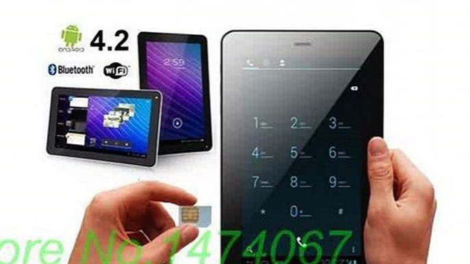 7inch Tablet Android Tablet Build in SIM Phone Call Quad Core+allwinner A33+Android 4.2+WIFI+Dual Camera Flash Lighting-in Tablet PCs from Computer