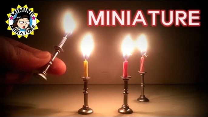 미니어쳐 은 촛대 만들기 (불 붙여보아요) Miniature - Candlestick / 미미네 미니어쳐