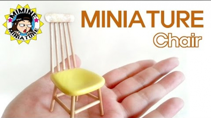 미니어쳐 의자 만들기 Miniature - Chair / 미미네 미니어쳐