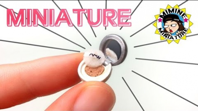 미니어쳐 에어쿠션 만들기(바를수 있다는ㅋㅋ) Miniature - AIR CUSHION (powder pact) /미미네 미니어쳐