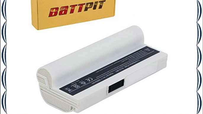 Battpit Recambio de Bateria para Ordenador Port?til Asus Eee PC 1000H (6600mah / 49wh)