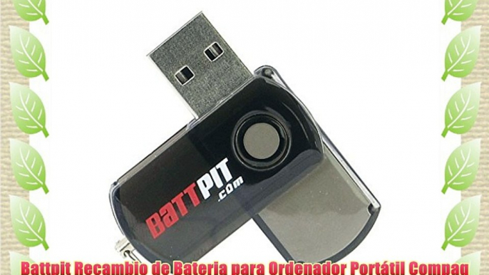 Battpit Recambio de Bateria para Ordenador Port?til Compaq Mini CQ10-510SS (2400mah / 26wh)