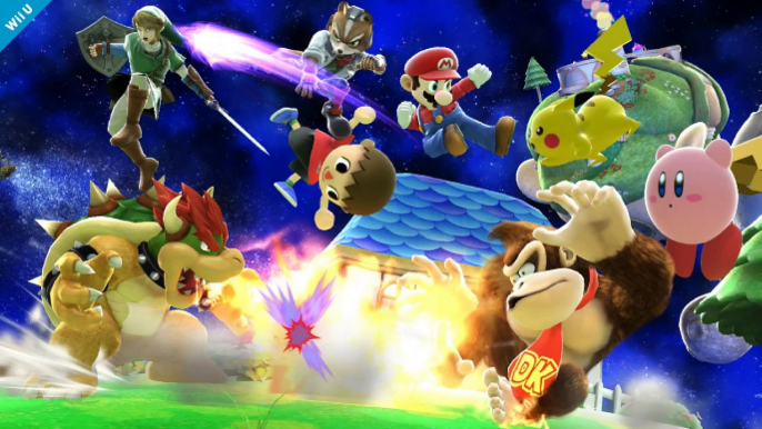 Super Smash Bros for Wii U: 8 player Smash, 64 player Online Tourneys, 1080p, MewTwo & MOR