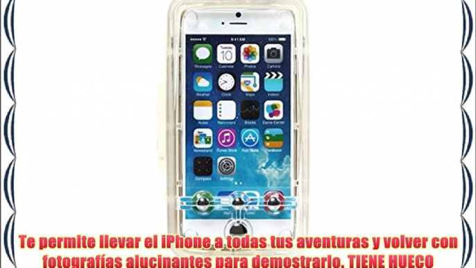 CoastCloud Color Blanco Funda Estuche carcasa protectora impermeable sumergible hasta 40 metros