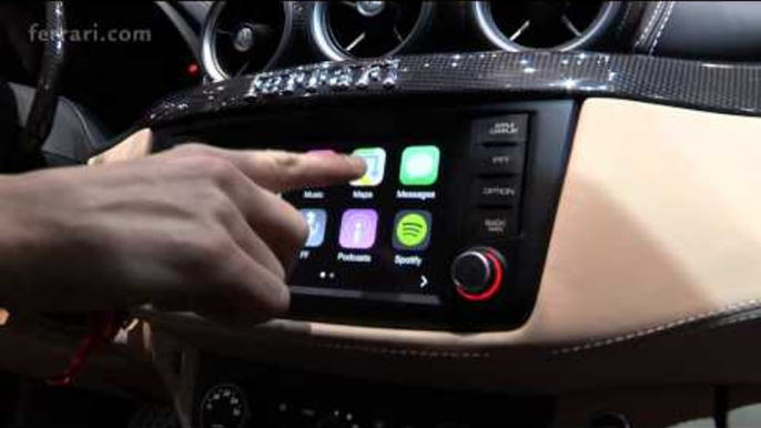 Ferrari FF prima auto al mondo con CarPlay Apple