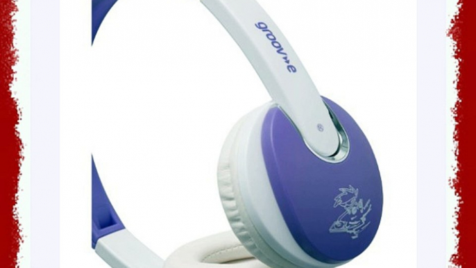 Groov-e Kids Stereo Headphones - Violet/White