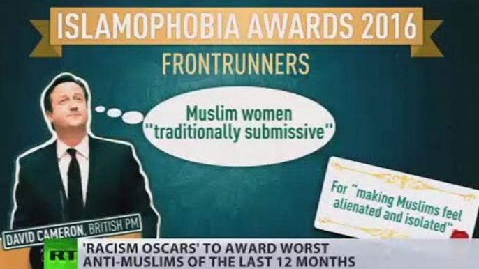 Islamophobia Awards 2016: Worst anti-Muslims of the year to get ‘Racism Oscars’