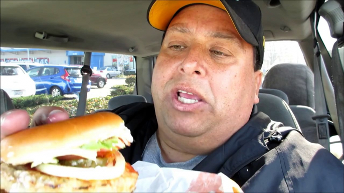 BURGER KING® Flame Grilled Chicken Burger REVIEW!