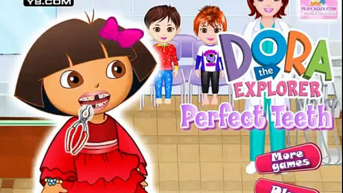 Dora the Explorer Perfect teeth at the Dentist Juegos para los niños kzd7 miAY4A