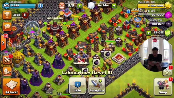 32,000 Gems! CLASH OF CLANS  GEMMING NEW DARK SPELL FACTORY lvl 3 & BUYING All DARK SPELLS MAX lvl!